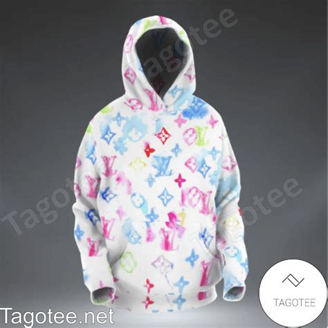 louis vuitton watercolor hoodie|louis vuitton hoodie.